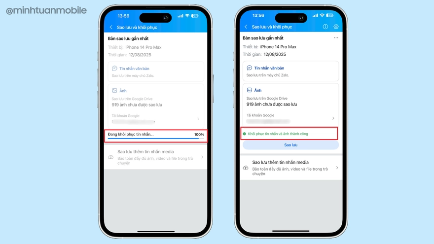 Cách khôi phục ảnh Zalo bị 