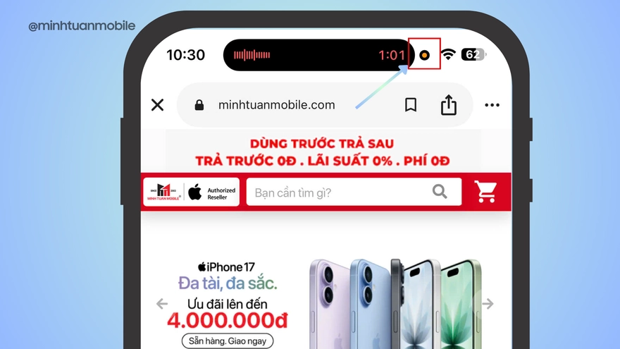 Các dấu chấm xanh, chấm cam trên iPhone có ý nghĩa gì?