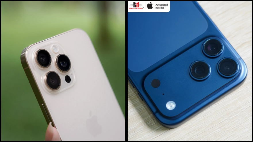 So sánh giữa iPhone 16 Pro Max và iPhone 17 Pro Max