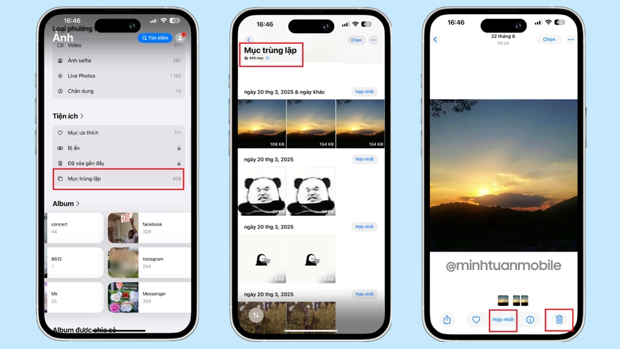 Cách xóa ảnh trùng lặp trên iPhone giải phóng bộ nhớ