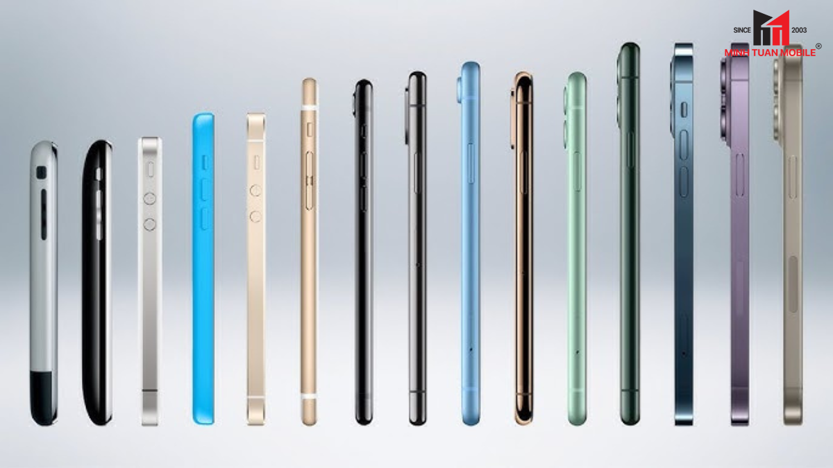 Lịch sử phát triển các đời iPhone qua từng năm