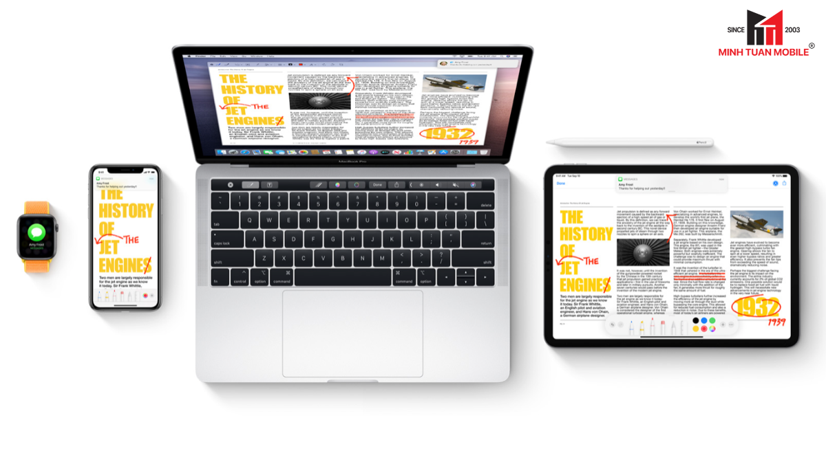 Hệ sinh thái Apple đồng bộ