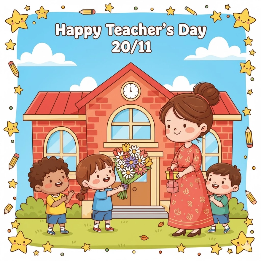 Cách tạo thiệp 20/11 tặng giáo viên bằng AI