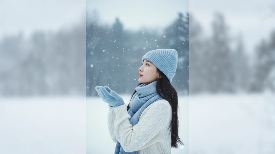 Câu lệnh check in giữa trời tuyết mùa đông không cần đi xa