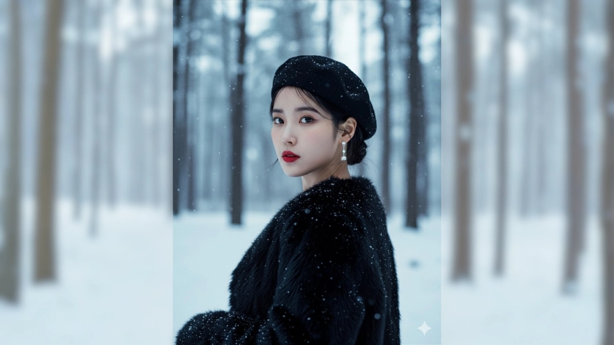 Câu lệnh check in giữa trời tuyết mùa đông không cần đi xa