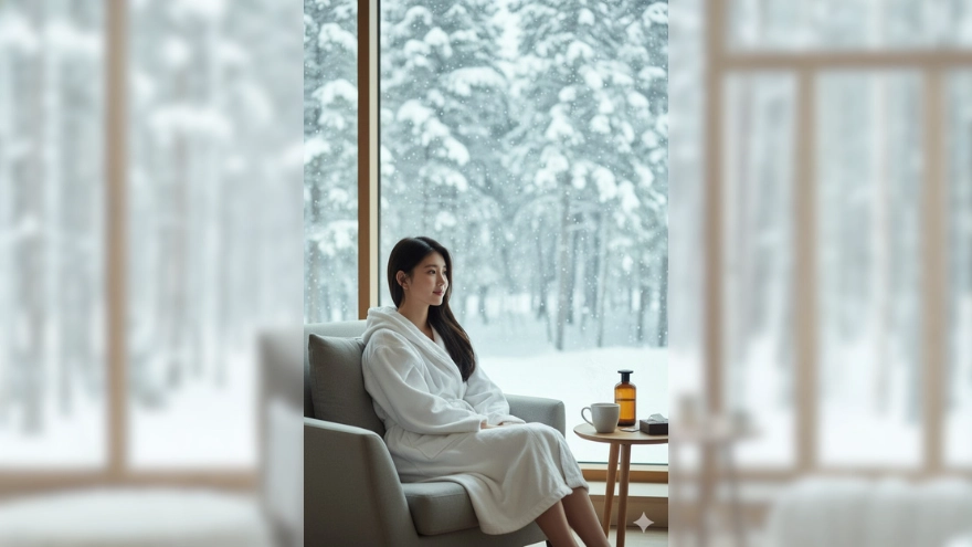 Câu lệnh check in giữa trời tuyết mùa đông không cần đi xa