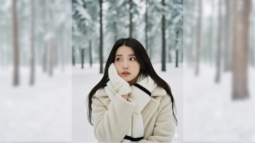 Câu lệnh check in giữa trời tuyết mùa đông không cần đi xa