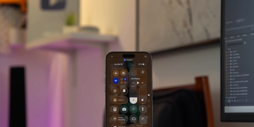 Hiệu ứng Liquid Glass đã đỡ 