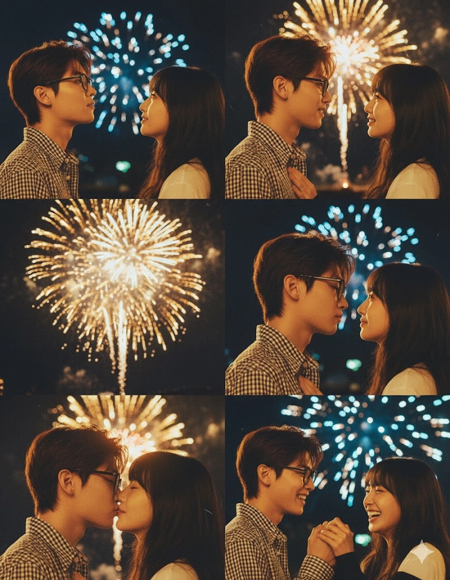 Câu lệnh chụp ảnh pháo hoa cùng người yêu 