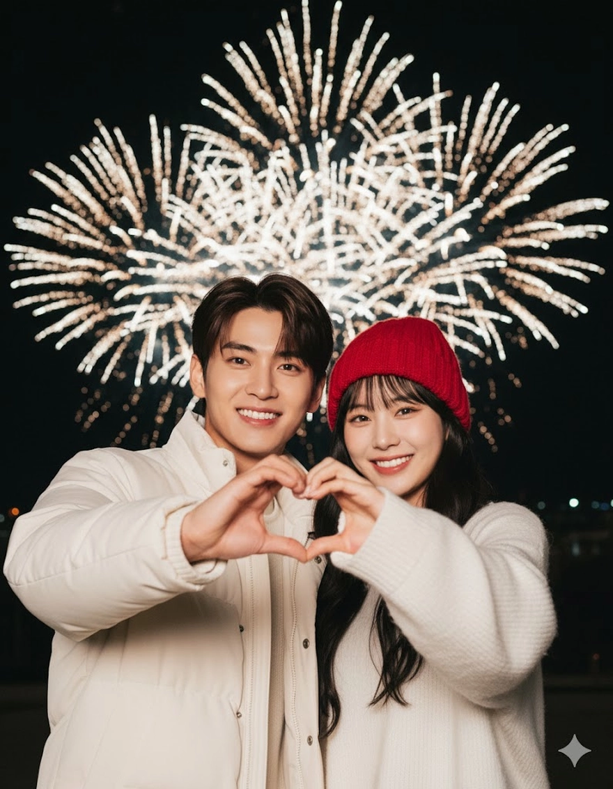 Câu lệnh chụp ảnh pháo hoa cùng người yêu 