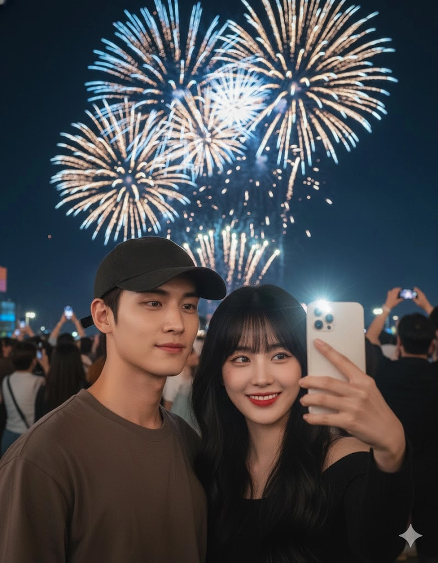 Câu lệnh chụp ảnh pháo hoa cùng người yêu 