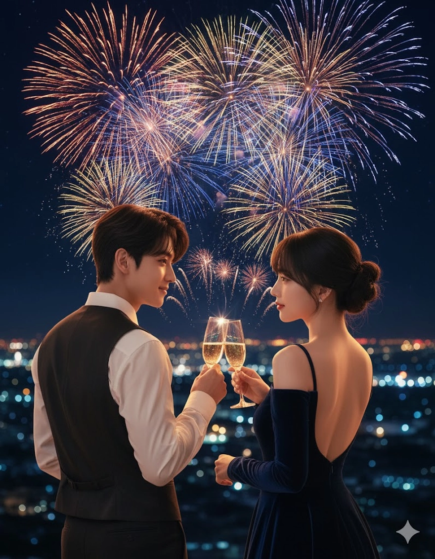 Câu lệnh chụp ảnh pháo hoa cùng người yêu 