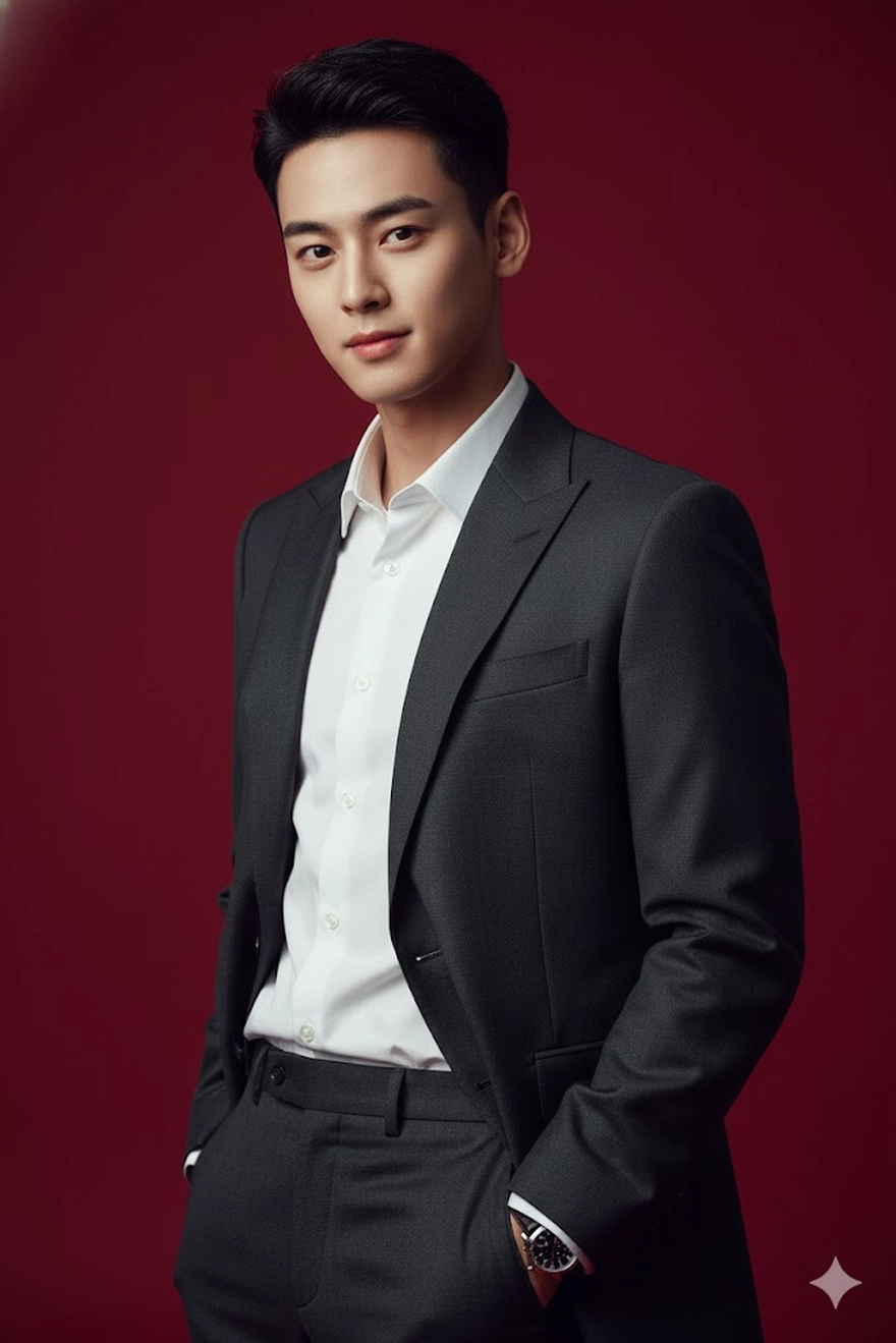 Câu lệnh tạo ảnh profile cho nam thần thái chuyên nghiệp