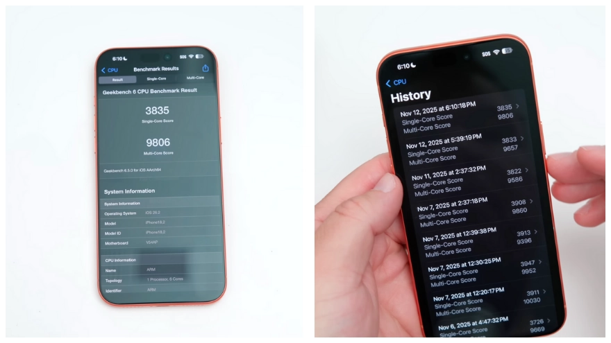 Đánh giá thời lượng pin và hiệu năng của iOS 26.2 Beta 2
