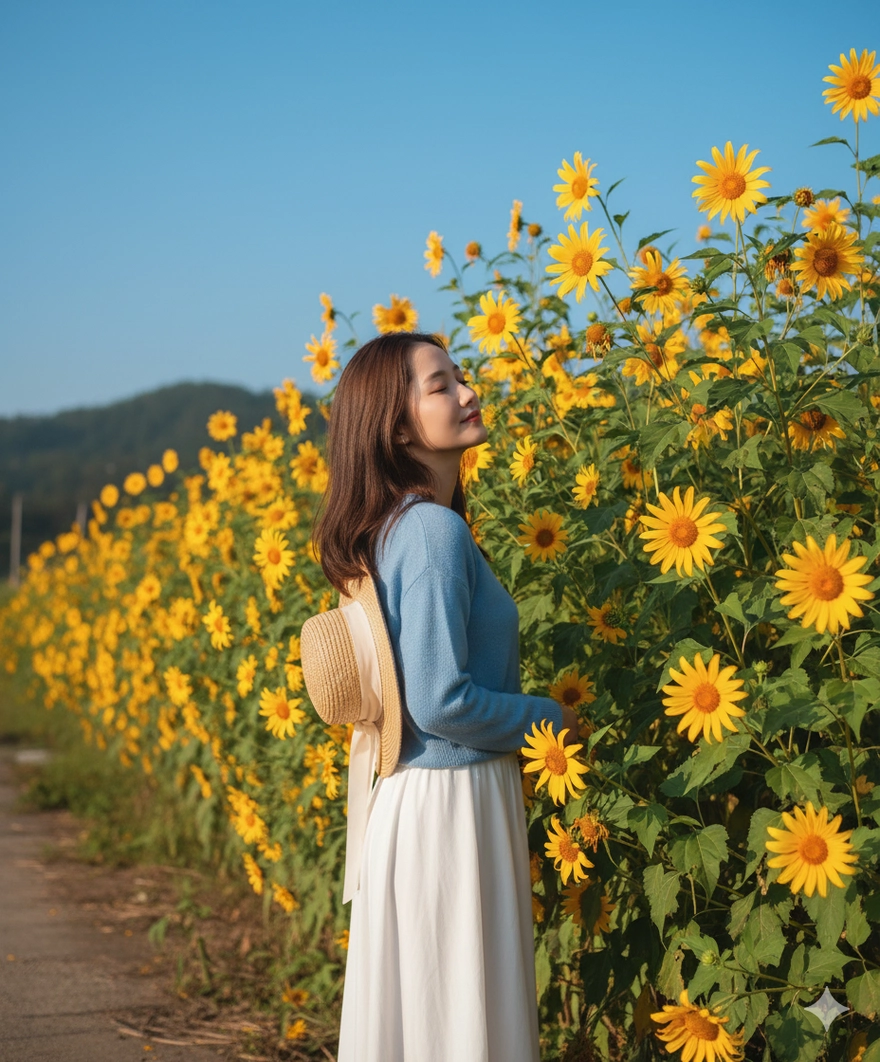 Câu lệnh tạo ảnh check-in hoa dã quỳ Đà Lạt đẹp lung linh