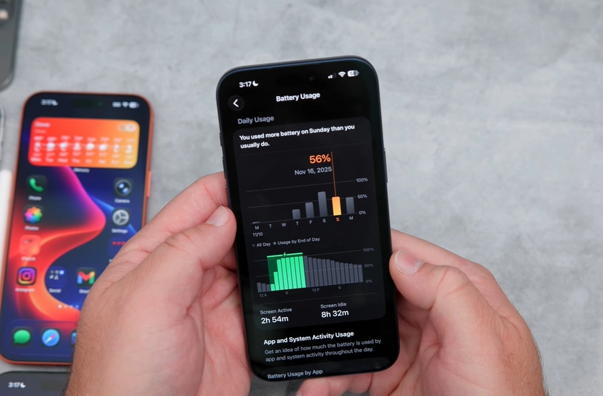 Đánh giá pin và hiệu năng iOS 26.2 Beta 3