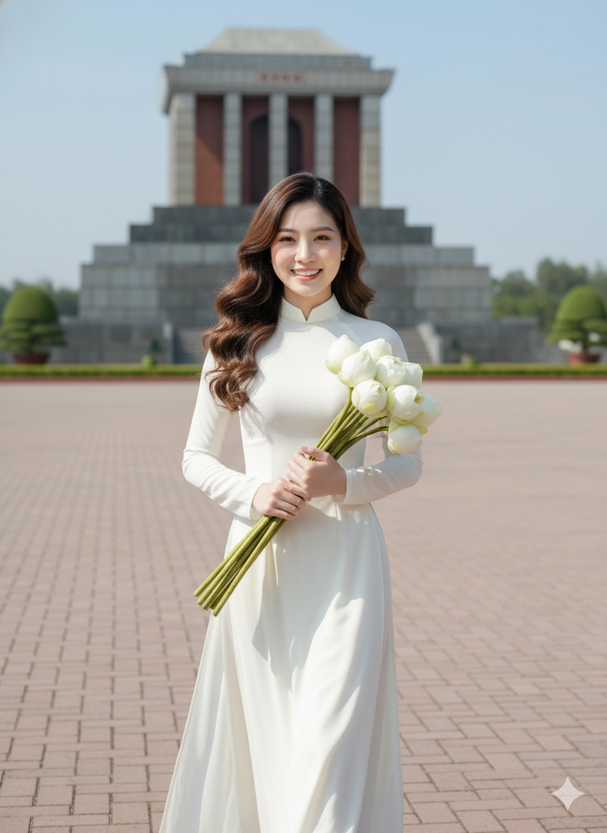 Mặc áo dài đi khắp các tỉnh thành Việt Nam với 1 câu lệnh