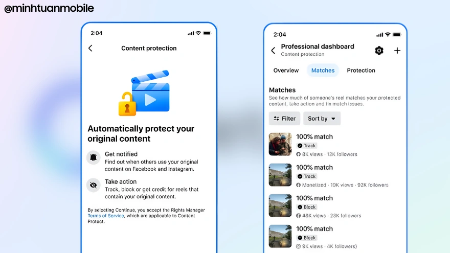 Meta ra mắt tính năng mới bảo vệ bản quyền video reels