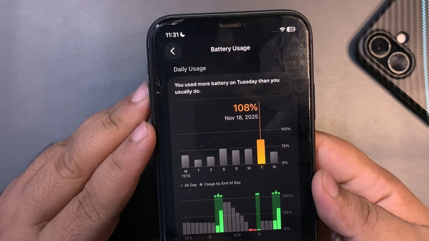 iOS 26.1 trên iPhone 11: Ổn định và pin trâu ấn tượng!