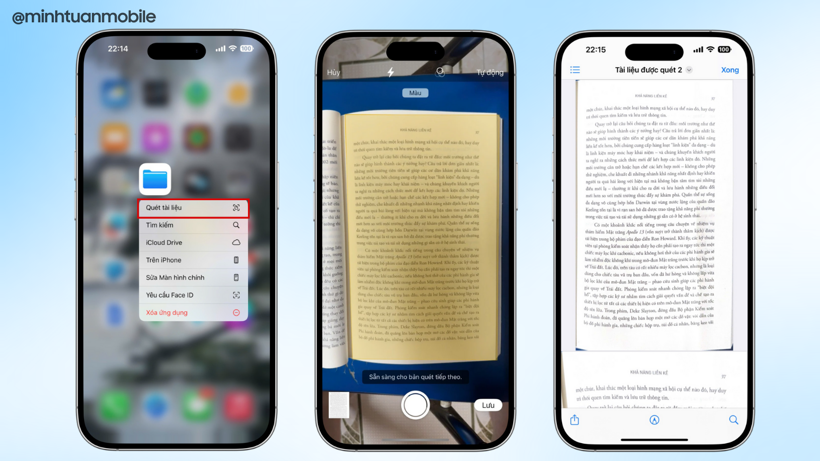 Cách scan tài liệu cực nhanh trên iPhone không cần app thứ ba