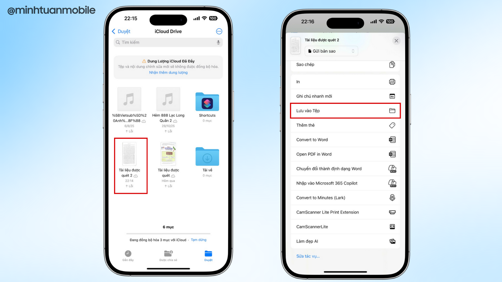 Cách scan tài liệu cực nhanh trên iPhone không cần app thứ ba