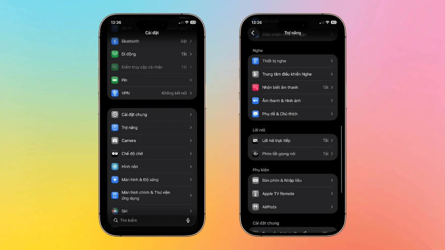 kích hoạt flash thông báo mới trên iOS 26.2