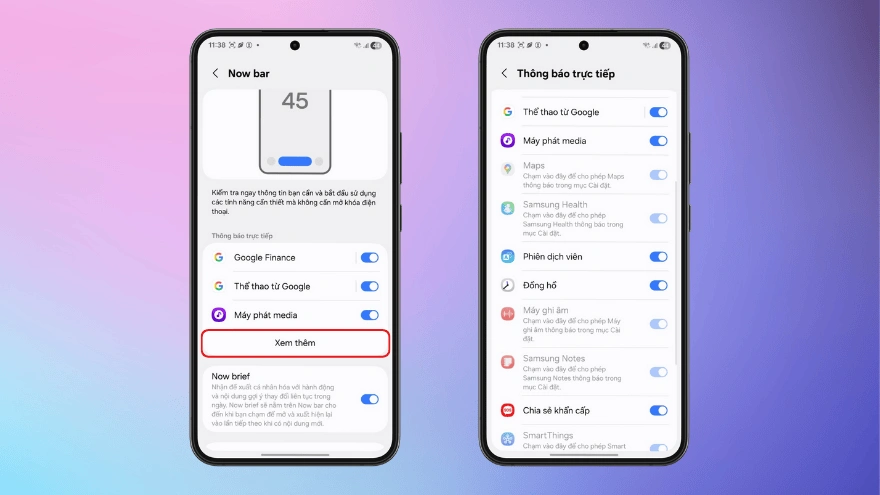 Cách tận dụng Now Bar của Samsung trên màn hình khóa và AOD