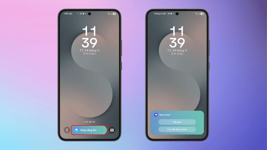 Cách tận dụng Now Bar của Samsung trên màn hình khóa và AOD