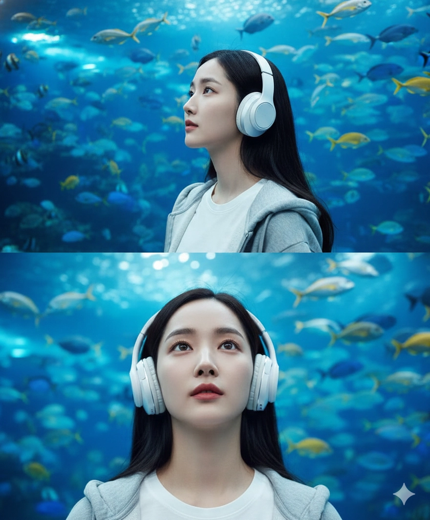 Câu lệnh tạo ảnh tham quan thủy cung bằng Gemini AI