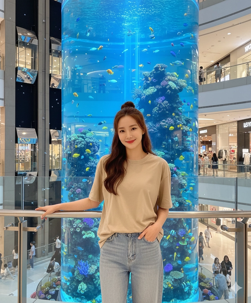 Câu lệnh tạo ảnh tham quan thủy cung bằng Gemini AI