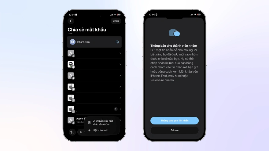 Cách chia sẻ mật khẩu trên iPhone cực dễ và siêu an toàn