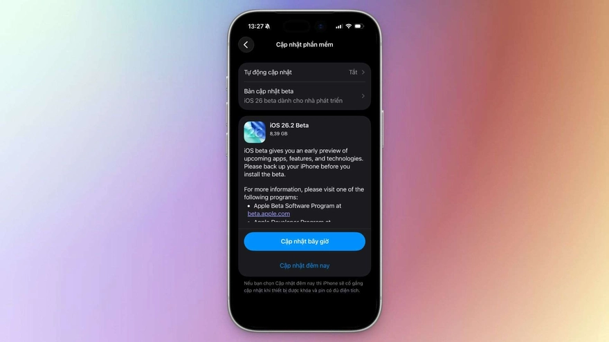 iOS 26.1 bị lỗi giật lag: Có nên chờ bản update iOS 26.2?