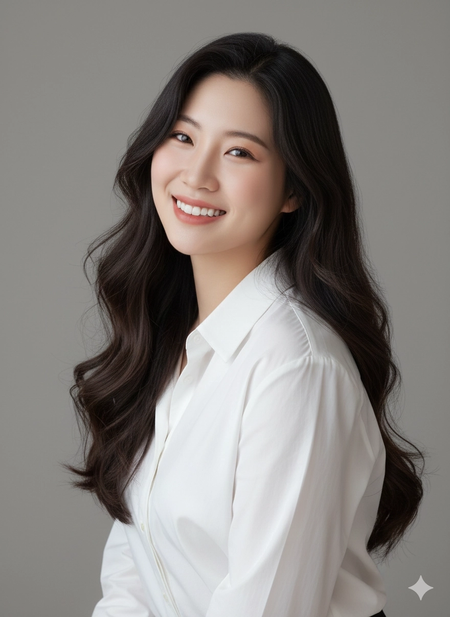 Prompt Gemini tạo ảnh profile cùng sơ mi trắng thanh lịch