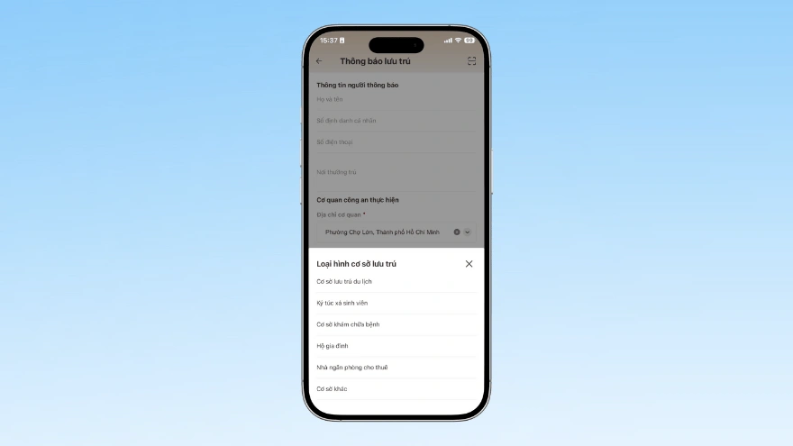Hướng dẫn đăng ký tạm trú trực tuyến qua VNeID 