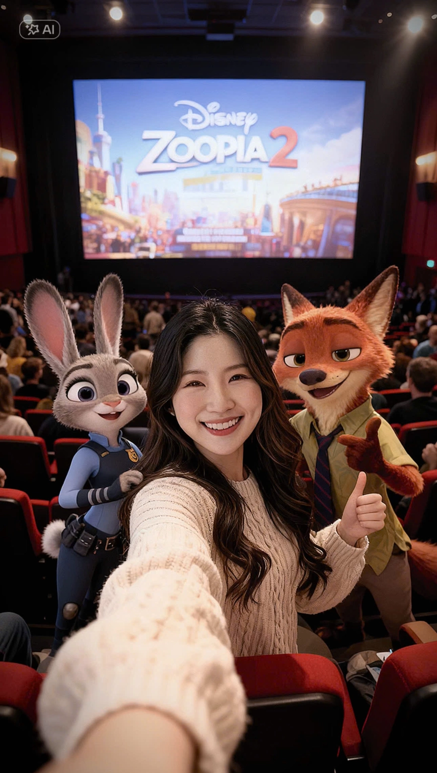 Cách tạo ảnh chụp cùng Zootopia bằng Capcut