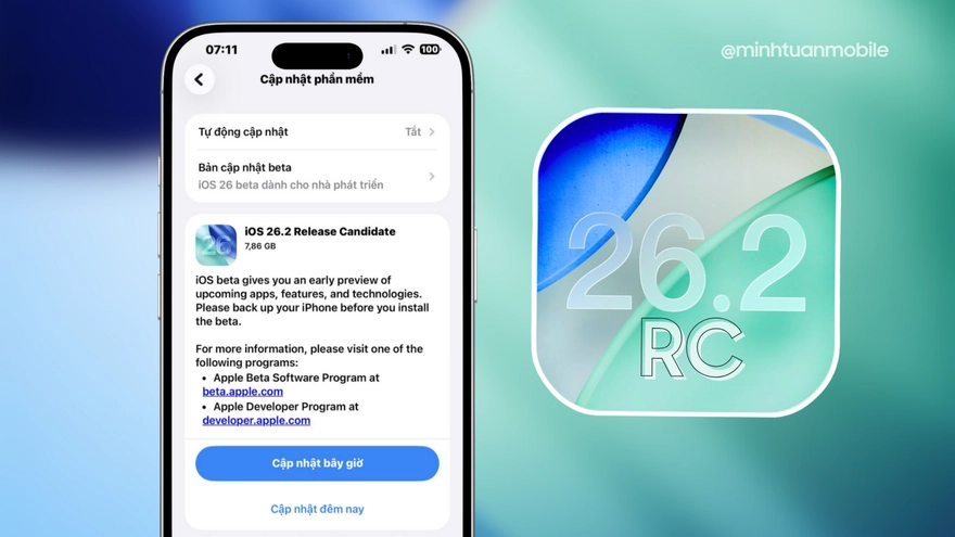 Có nên cập nhật iOS 26.2 RC hay chờ bản chính thức?
