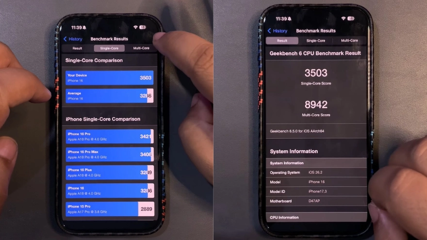 Đánh giá iOS 26.2 RC: Hiệu năng kỷ lục, pin siêu trâu