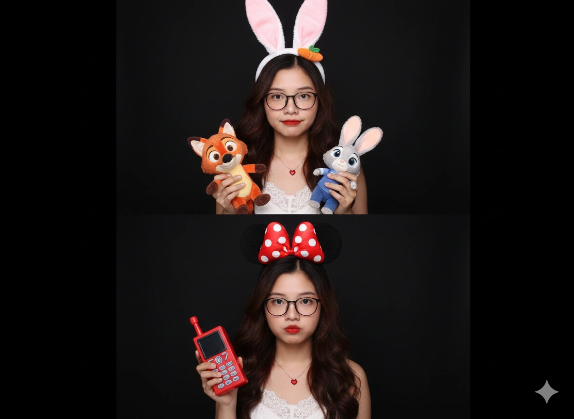 Tổng hợp câu lệnh chụp ảnh Photobooth bằng Gemini cực chất