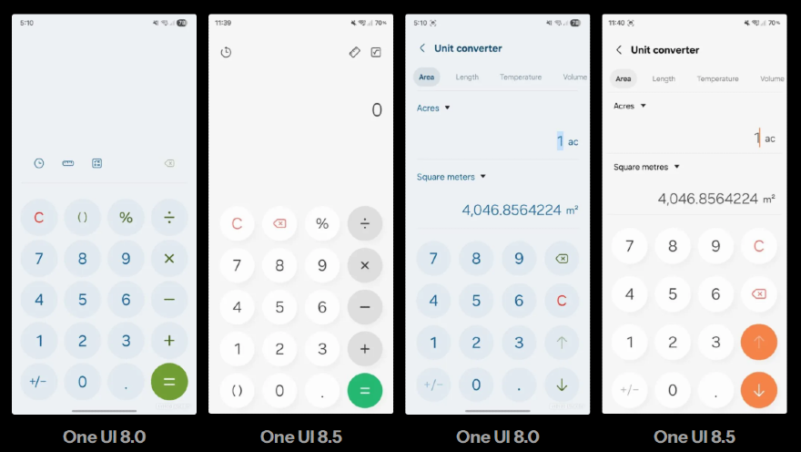 Samsung lột xác One UI 8.5