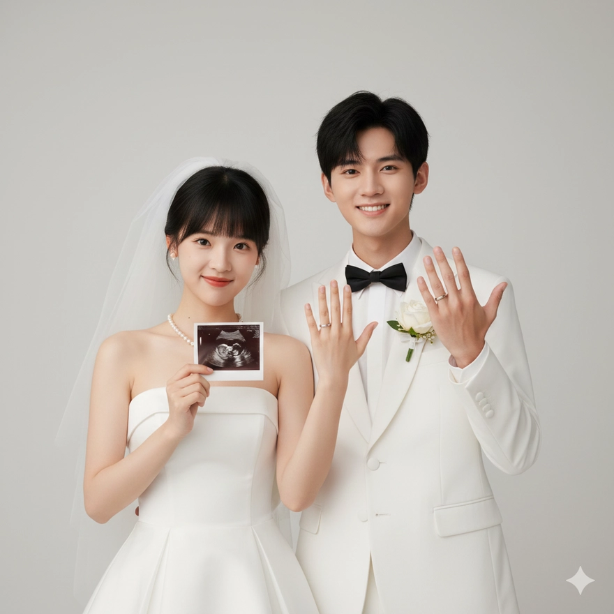 Câu lệnh Gemini tạo ảnh concept cưới cho cặp đôi