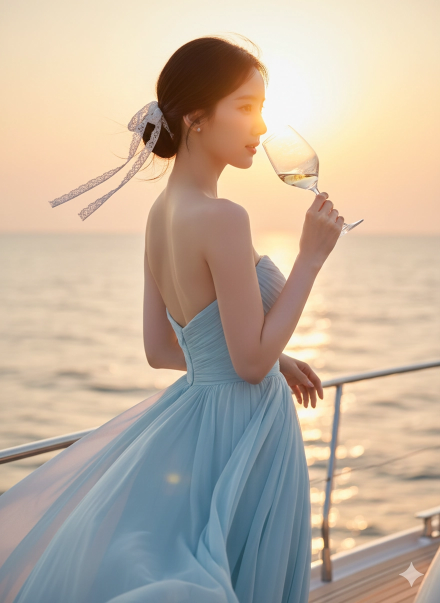 Câu lệnh Gemini tạo ảnh đi biển siêu lung linh cuối năm