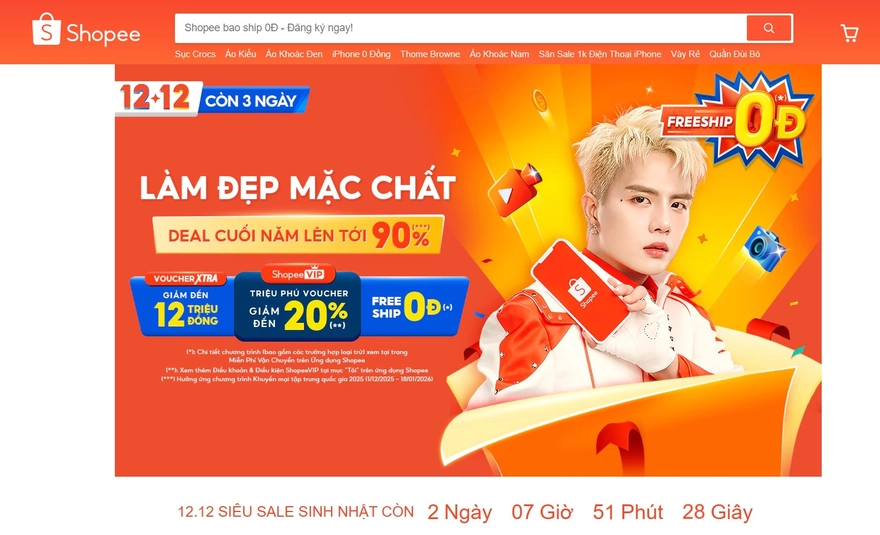 Mẹo săn sale Đại hội Shopee 12/12 lớn nhất năm