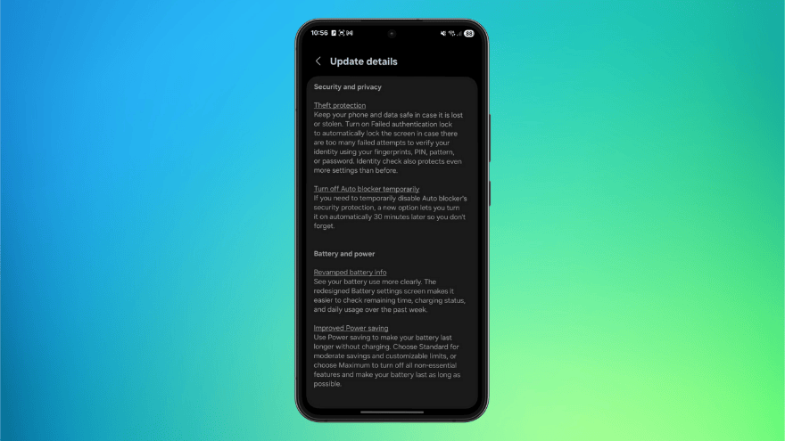One UI 8.5 nâng cấp chế độ tiết kiệm pin trên Galaxy
