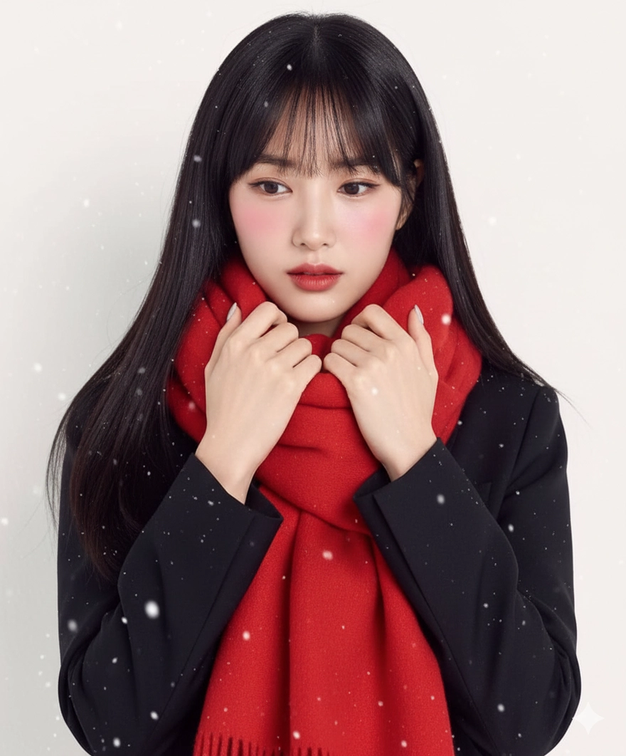 Bộ câu lệnh Gemini AI tạo ảnh tuyết rơi đẹp mê ly