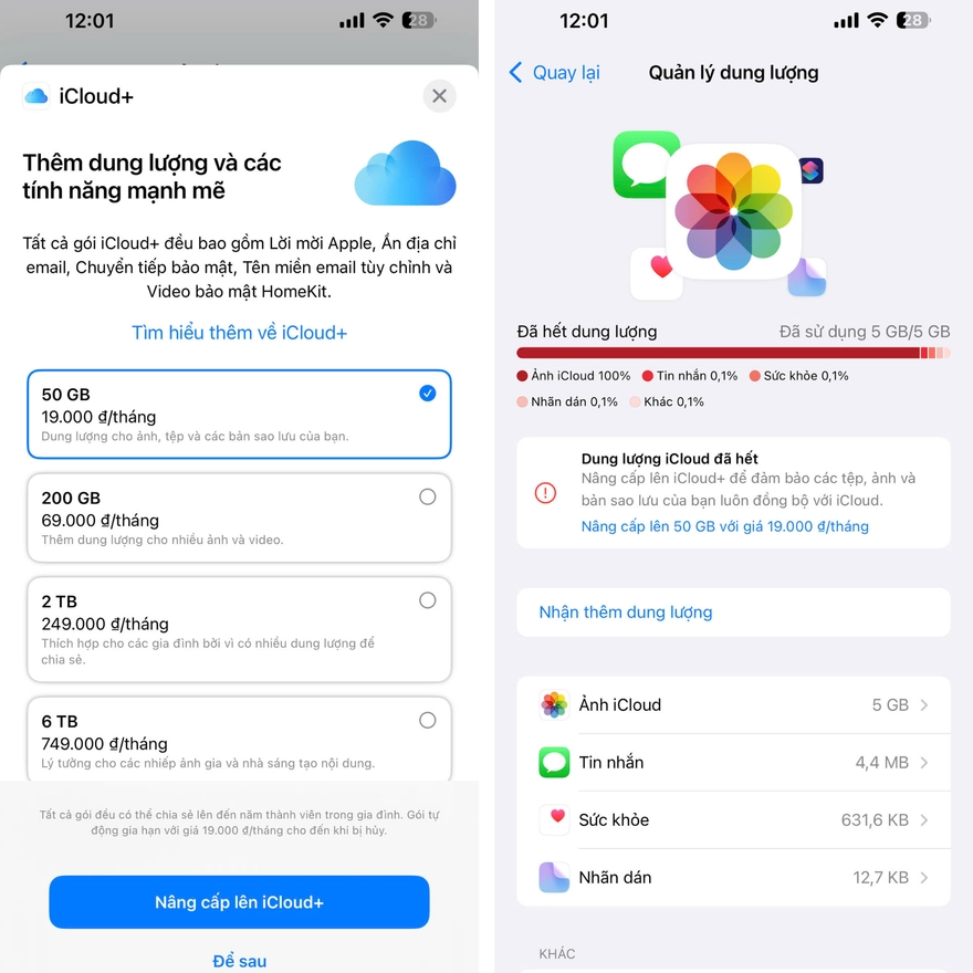 iCloud vs Google Photos: Đâu là 