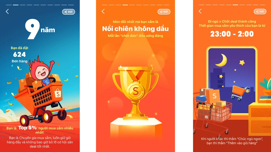 Cách xem Shopee Recap: Soi lại hành trình 