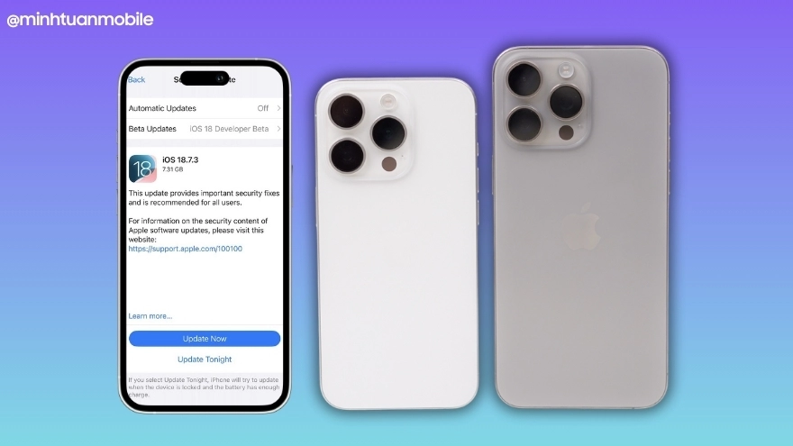 Ai bắt buộc phải cập nhật iOS 18.7.3 ngay lập tức?