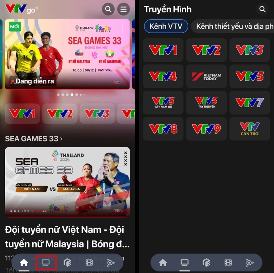 Cách xem Chung kết SEA Games 33 U22 Việt Nam - U22 Thái Lan