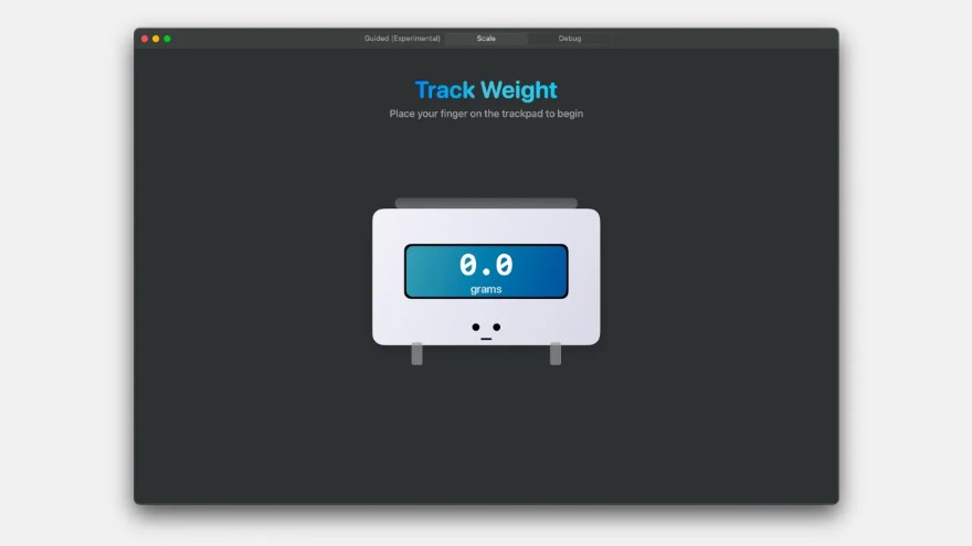 Cách biến Trackpad trên MacBook thành cân tiểu ly