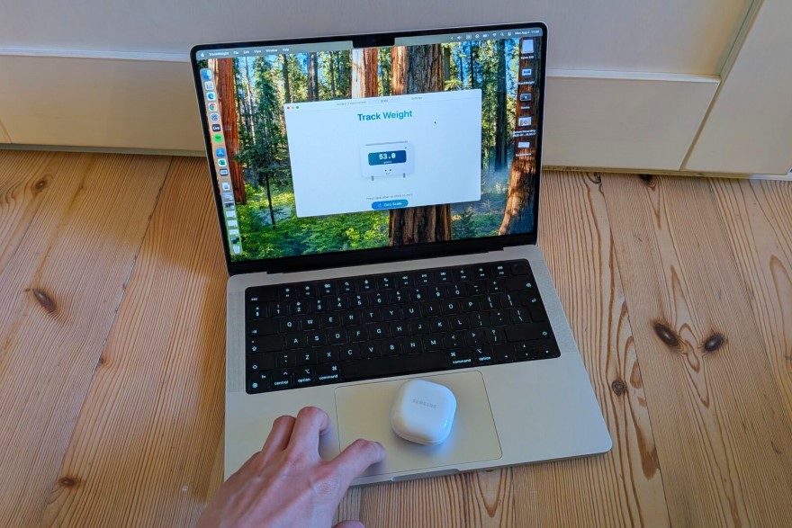 Cách biến Trackpad trên MacBook thành cân tiểu ly